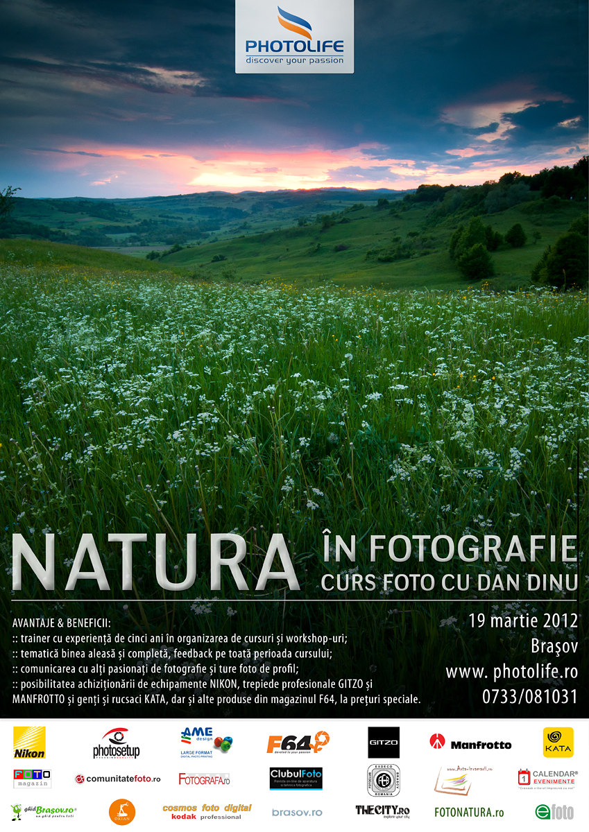  Natura in fotografie – curs foto cu Dan Dinu