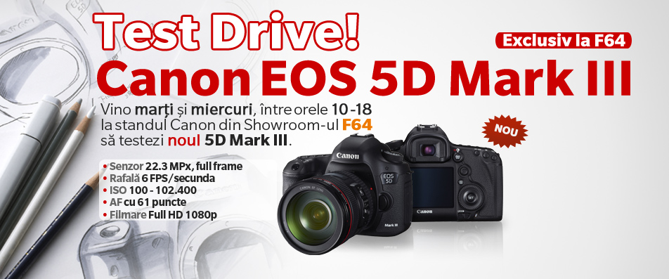  5D Mark III si 1Dx @F64Studio in teste