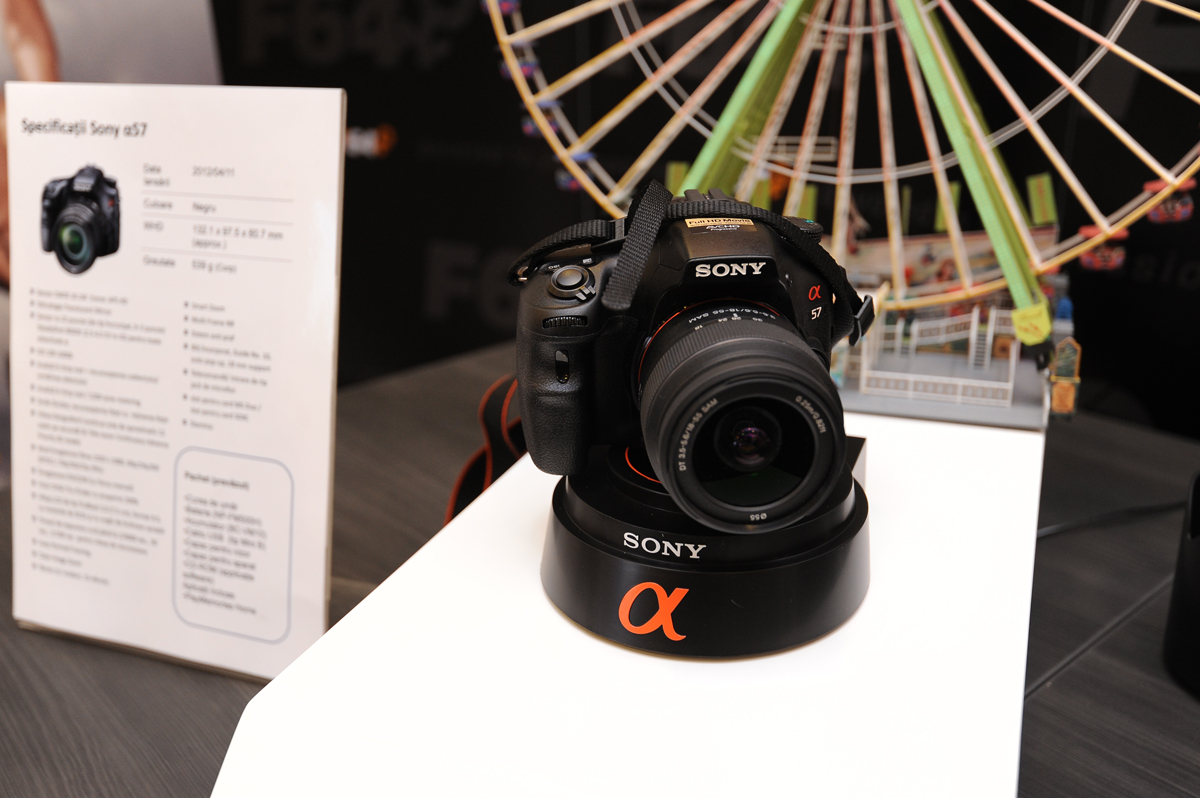  Lansare Sony A57 la F64