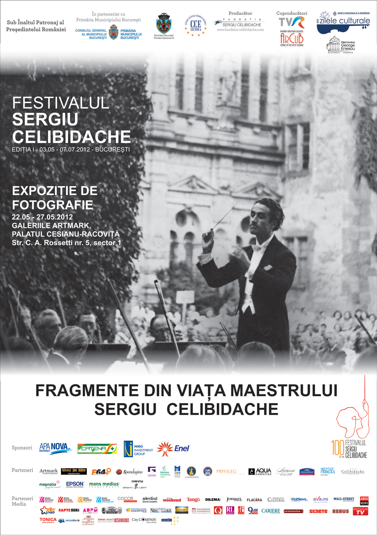  Expozitie foto – Fragmente din viaţa maestrului Sergiu Celibidache