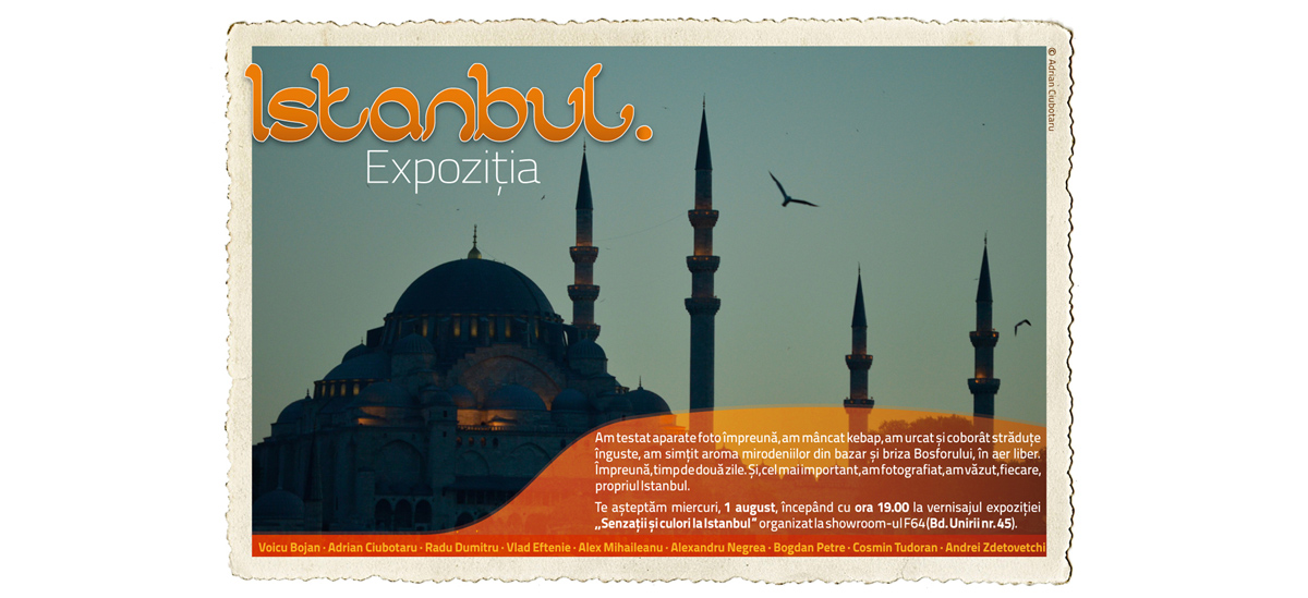  “Senzaţii şi culori la Istanbul”. Expoziţia