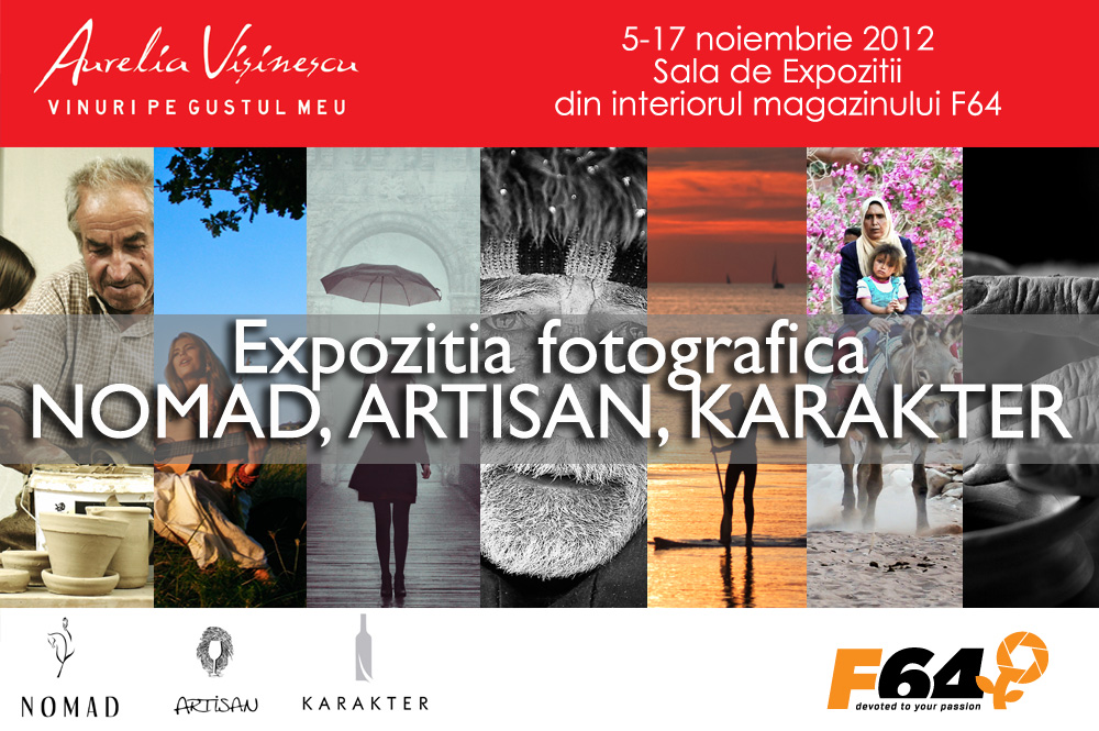  Invitatie la vernisajul "Nomad, Artisan, Karakter"