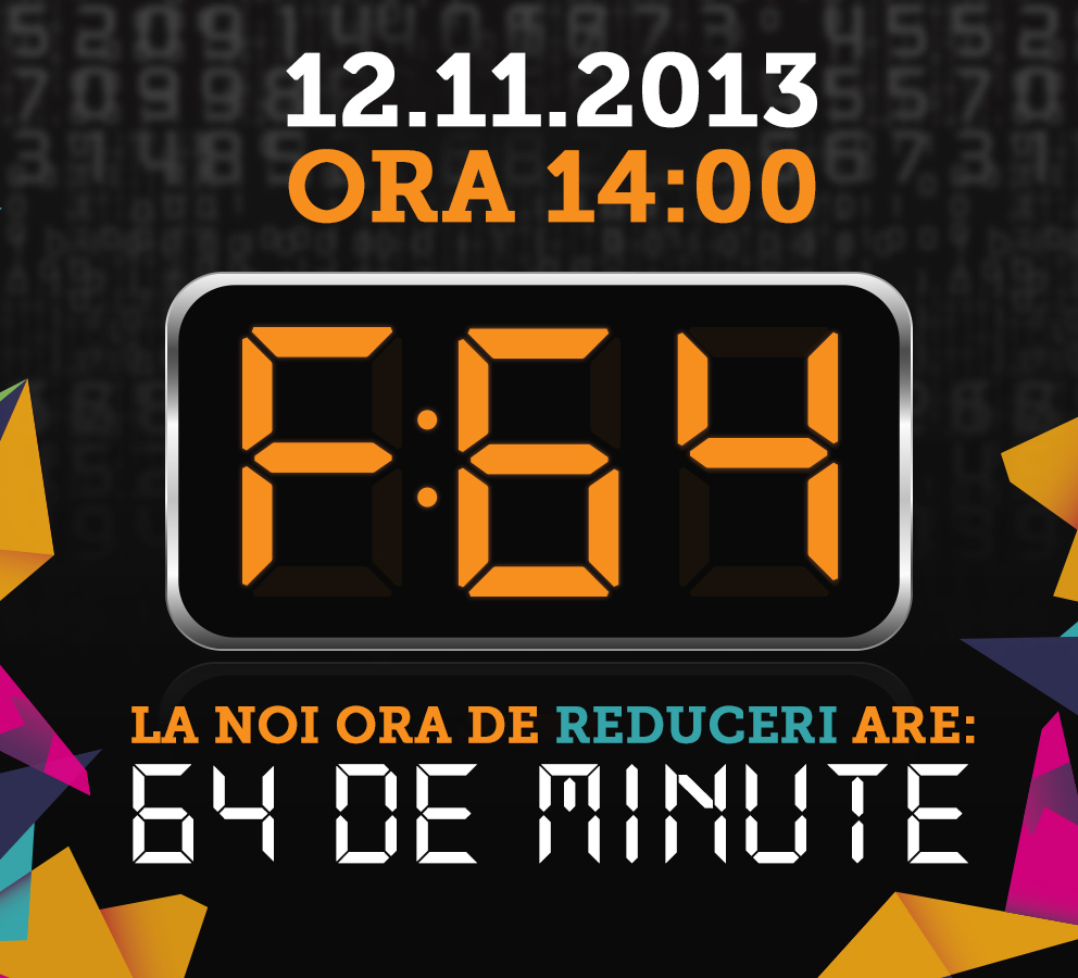  Ora F64: doar 64 de minute de reduceri la echipamente foto-video