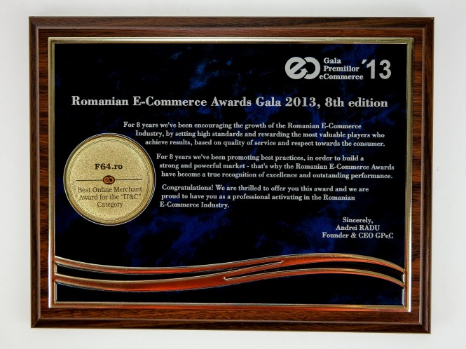 Premiile eCommerce 2013