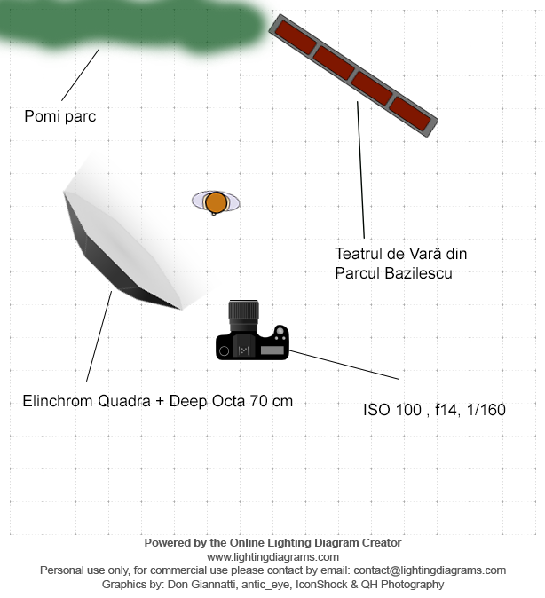 sistem Elinchrom Quadra si un Octobox Rotalux Deep Octa 70 cm