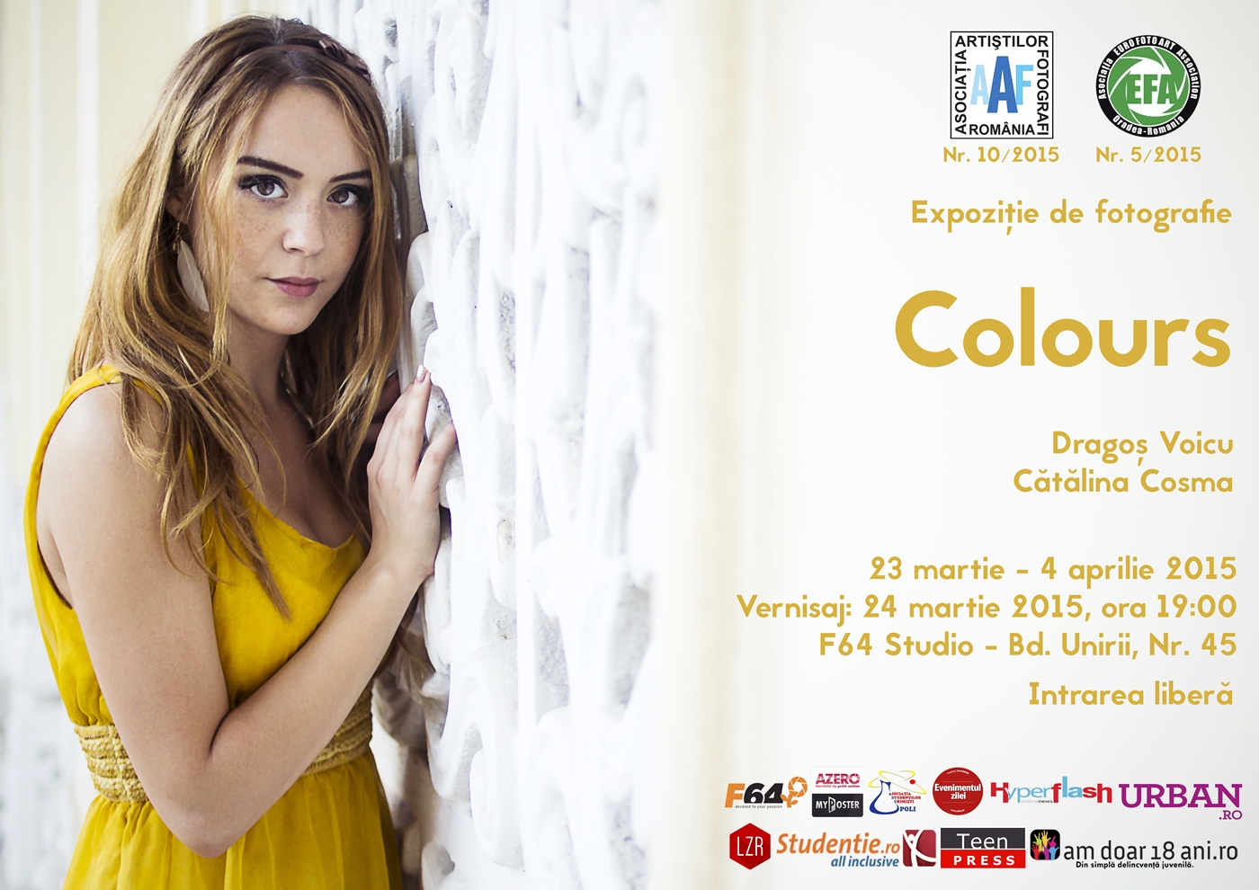  „Colours“ : o nouă expoziţie la F64