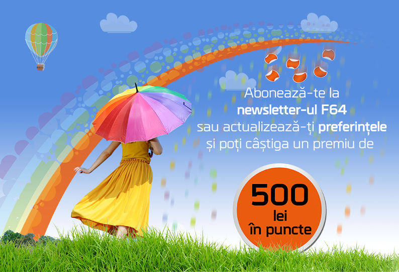  Abonează-te la Newsletter și câștigi premii diverse!