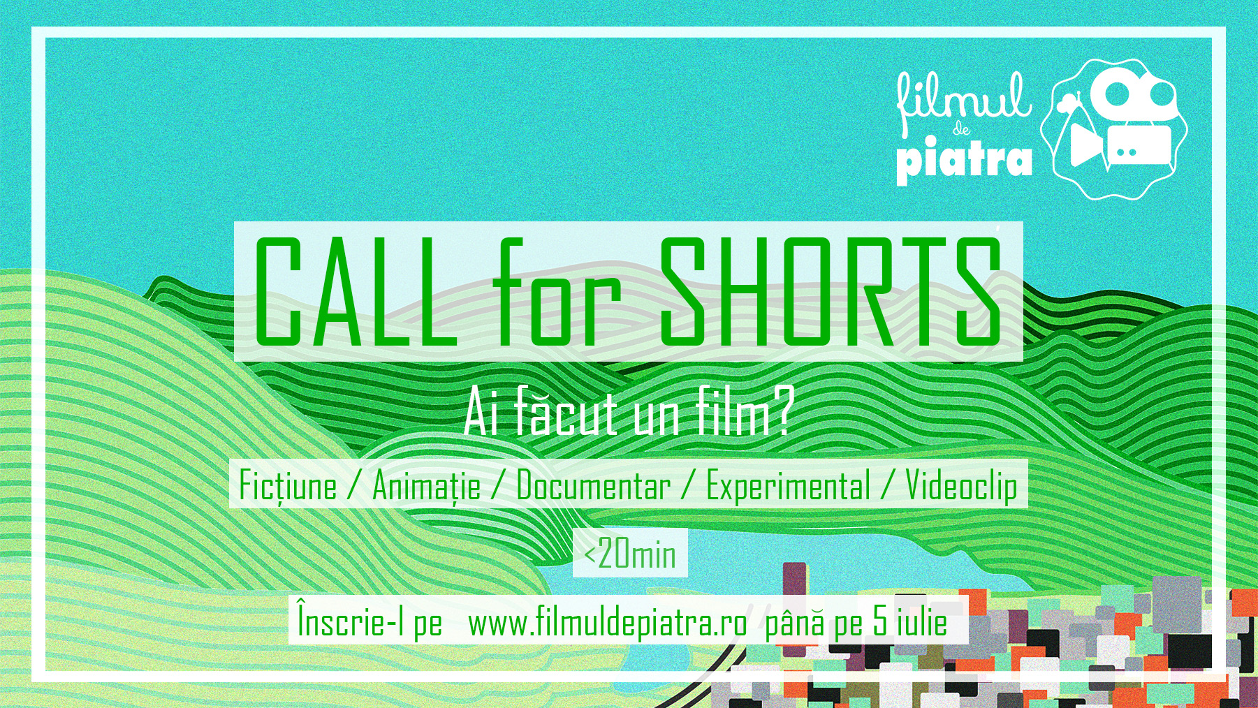  Ai făcut un film scurt? Înscrie-l la Filmul de Piatra!