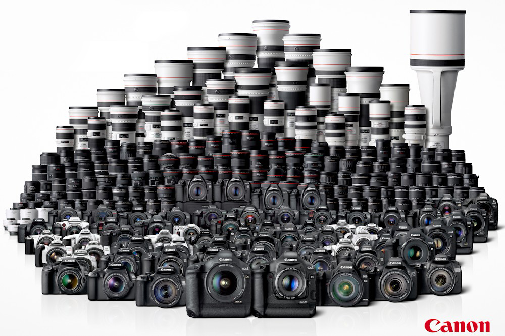  Al 13-lea an consecutiv pentru Canon în topul pieței foto globale