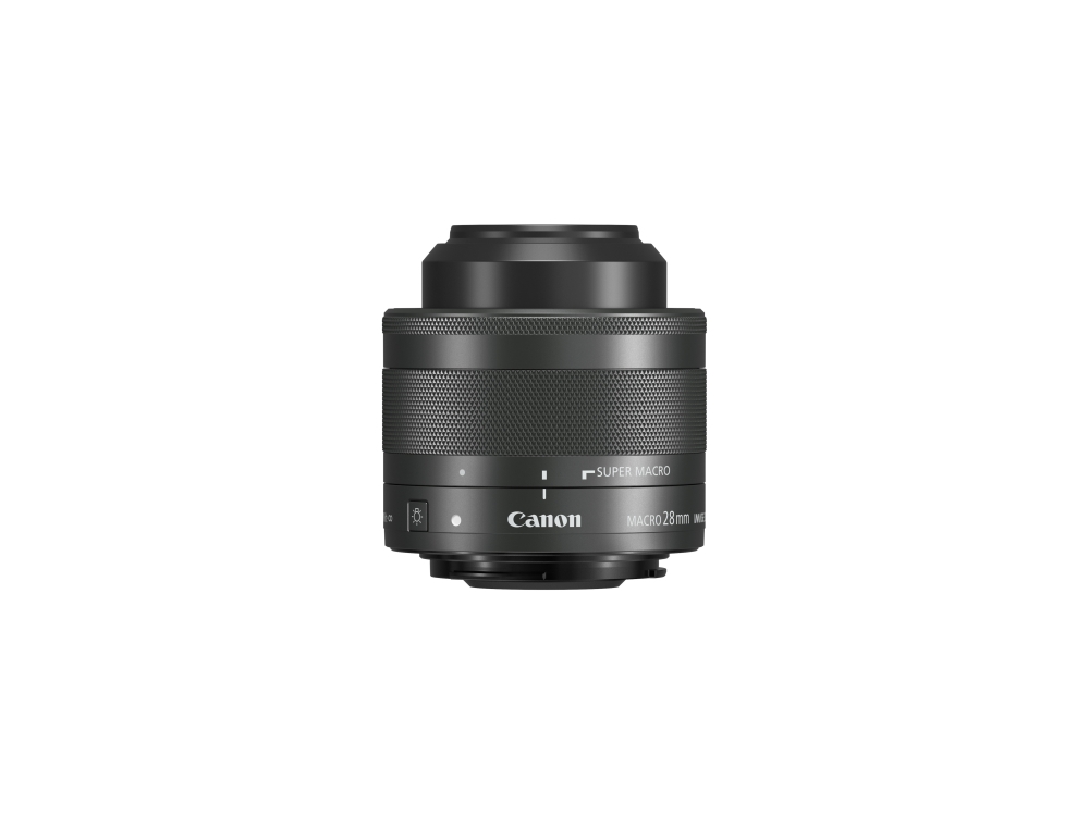  Canon prezintă modelul EF-M 28mm f/3.5 Macro IS STM