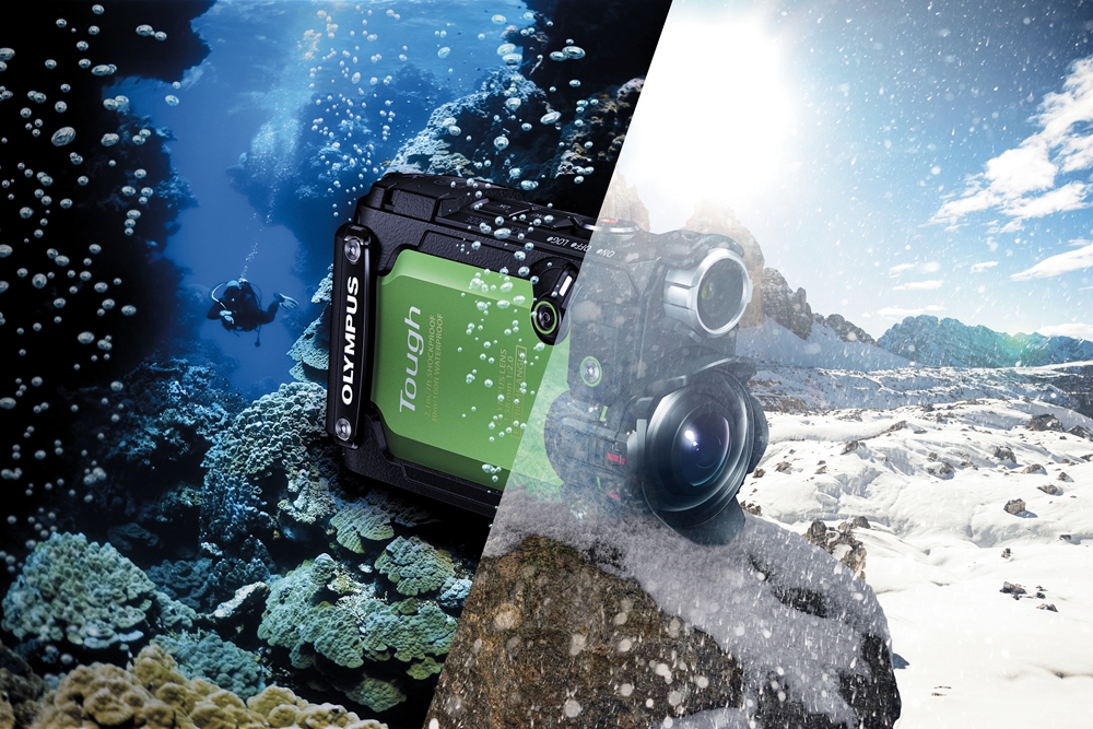  Noul Olympus TG-Tracker: action cam 4K, cu stabilizare