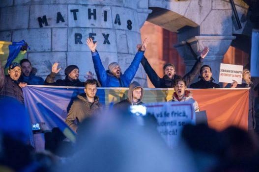 protestul împotriva grațierii
