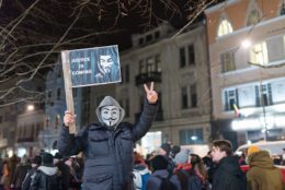 protestul împotriva grațierii