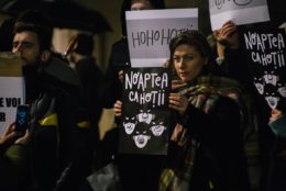 protestul împotriva grațierii