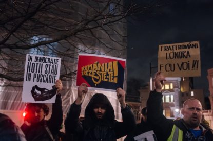 protestul împotriva grațierii