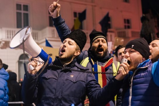 protestul împotriva grațierii