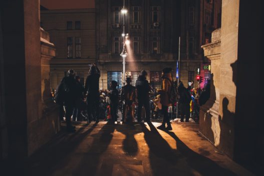 protestul împotriva grațierii