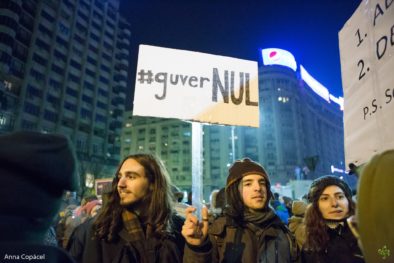 protestul împotriva grațierii