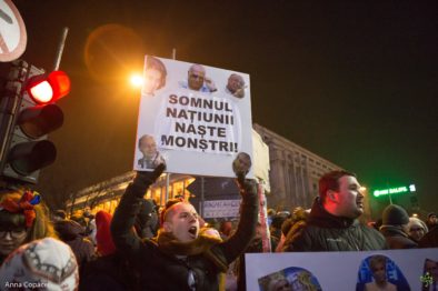protestul împotriva grațierii