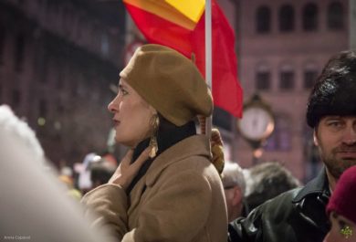 protestul împotriva grațierii