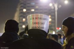protestul împotriva grațierii