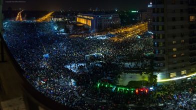 protestul împotriva grațierii