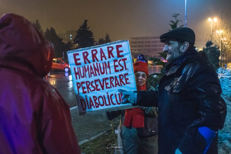 protestul împotriva grațierii