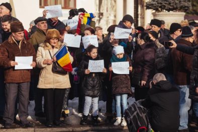 protestul împotriva grațierii