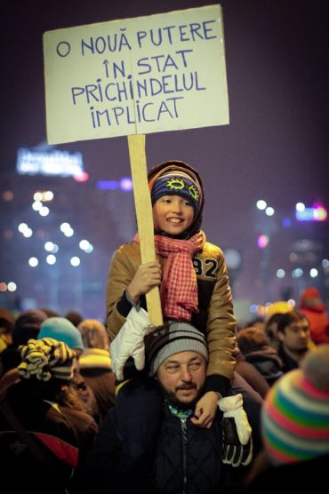 protestul împotriva grațierii