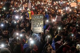 protestul împotriva grațierii