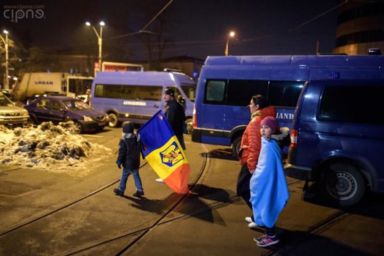 protestul împotriva grațierii