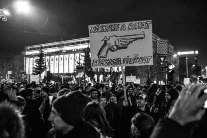 protestul împotriva grațierii