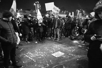 protestul împotriva grațierii