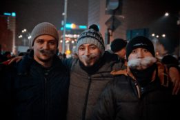 protestul împotriva grațierii