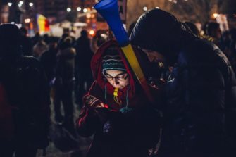 protestul împotriva grațierii
