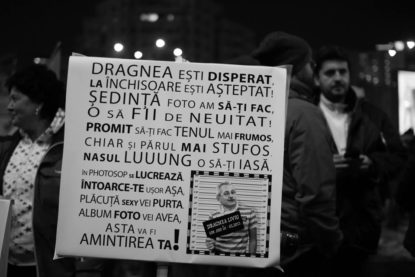 protestul împotriva grațierii