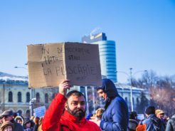 protestul împotriva grațierii