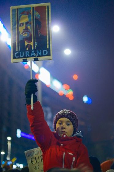 protestul împotriva grațierii