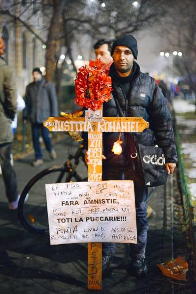 protestul împotriva grațierii