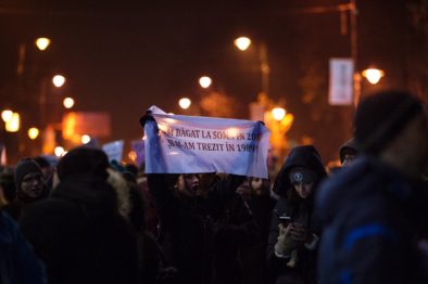 protestul împotriva grațierii