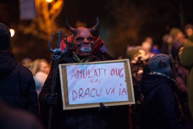 protestul împotriva grațierii