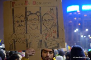 protestul împotriva grațierii