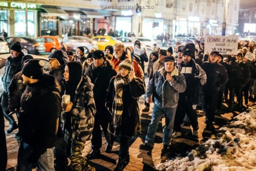 protestul împotriva grațierii