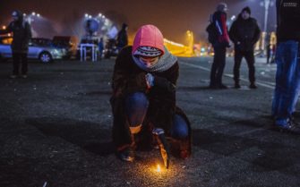 protestul împotriva grațierii