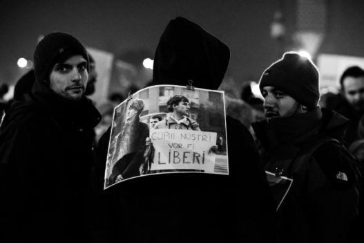 protestul împotriva grațierii