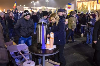 protestul împotriva grațierii