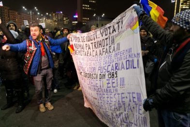 protestul împotriva grațierii