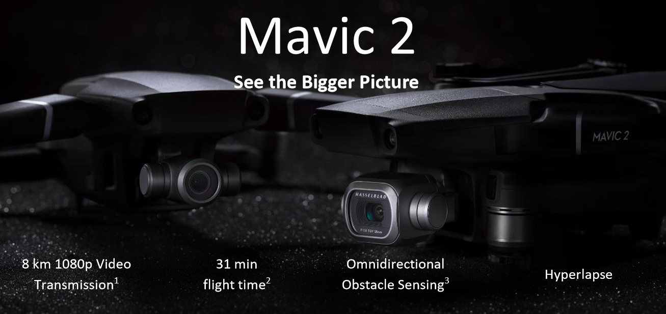  DJI Mavic 2 Zoom și Mavic 2 Pro sunt aici!