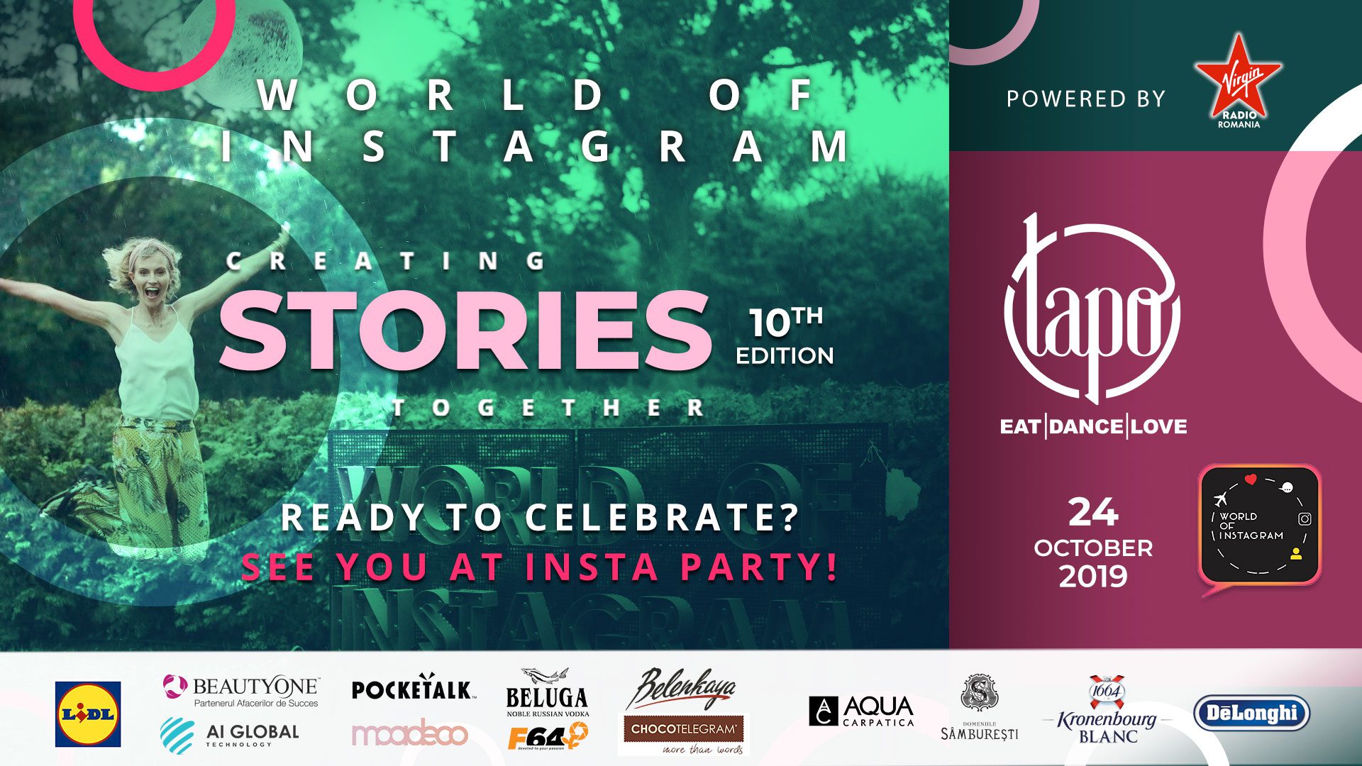  F64 partener la evenimentul World of Instagram X