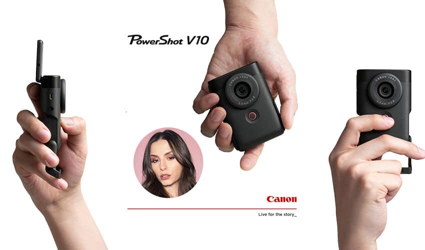  Eveniment gratuit: Descoperă camera pentru vlogging Canon PowerShot V10, cu Skivo Mady